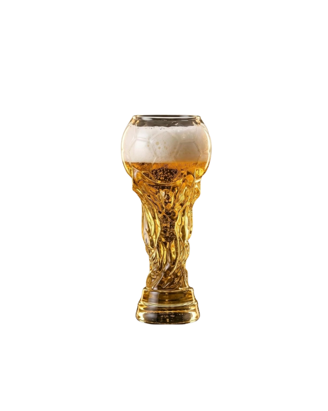 Football Trophy Glass